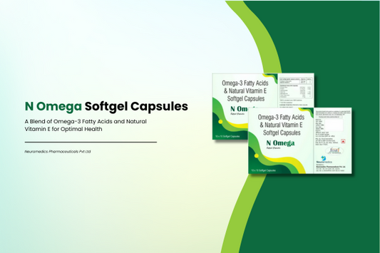 N Omega Softgel Capsules: A Blend of Omega-3 Fatty Acids and Natural Vitamin E for Optimal Health